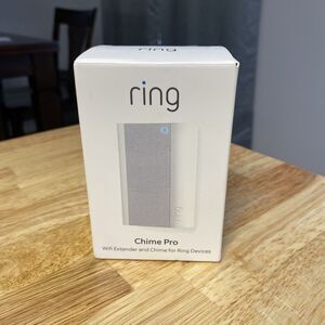 Ring Chime Pro Wifi Extender,Nightlight & Chime for Ring Devices White Brand New